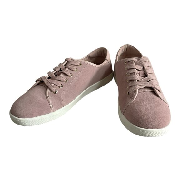 Vionic Sunny Brinley Women's Blush Pink Suede Lace-Up Casual Comfort Shoes Sz 11 - Picture 4 of 9